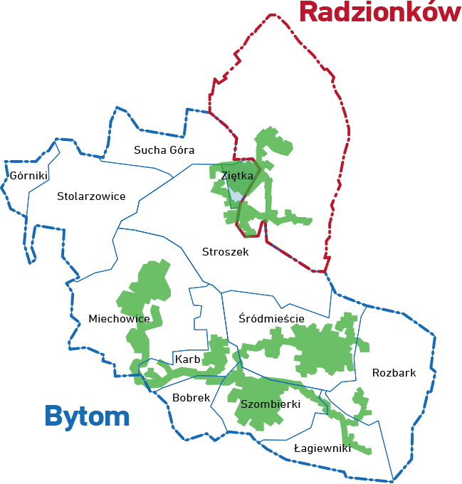 mapa Ziętka