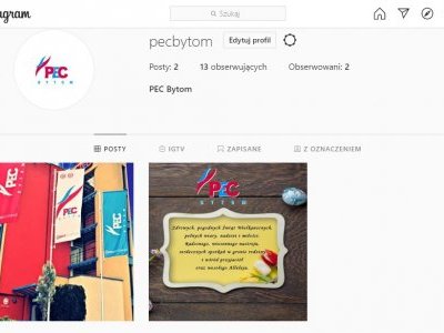 PEC Bytom na Instagramie