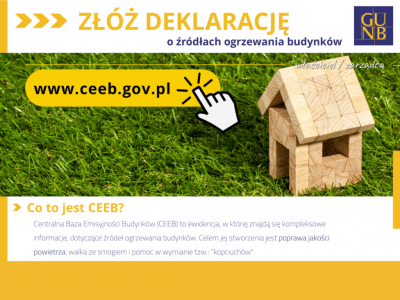 Pamiętaj o zgłoszeniu swojego źródła ciepła do CEEB