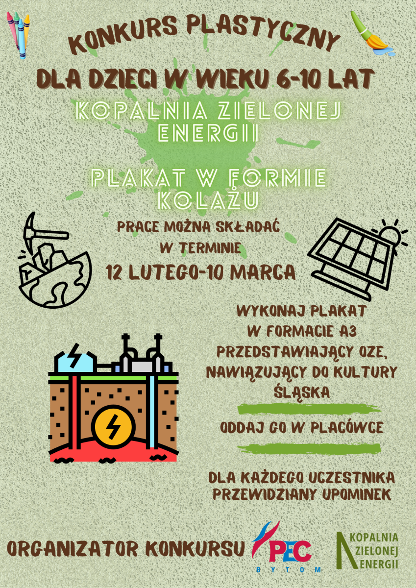 Plakat Konkurs Kopalnia Zielonej Energii